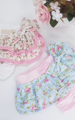 Calcinha Saia Pata Chic Floral Romantic - Rosa na internet