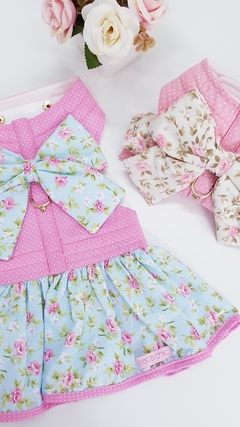 Vestido Laço e Guia Pata Chic Floral Romantic - Rosa na internet