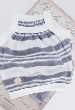 Cropped Pata Chic Verão'24 - Cinza - Pata Chic