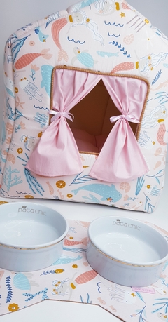 Casinha Pata Chic - Encanto Coral na internet