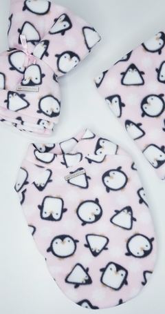 Soft Raglan Pata Chic - Pinguim Rosa na internet