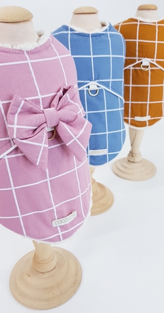 Capa Sherpa Pata Chic - Grid Azul na internet