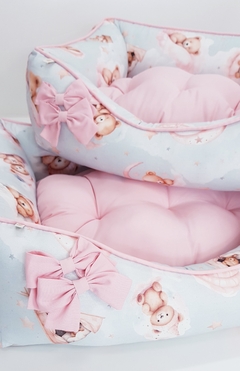 Cama Retangular Pata Chic - Soninho Rosa - Pata Chic