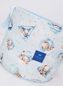 Cesto Organizador de Brinquedos Pata Chic - Soninho Azul na internet