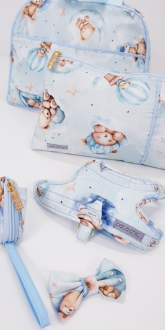 Necessaire Clutch Pata Chic - Soninho Azul - comprar online