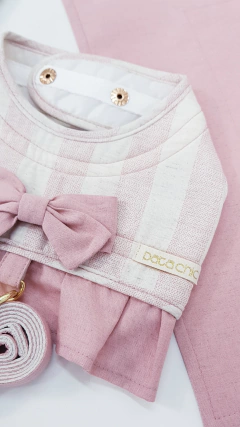 Colete Peitoral e Guia Pata Chic - Linn Rose na internet