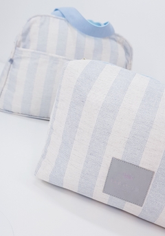 Necessaire Retangular Pata Chic - Linn Azul - loja online
