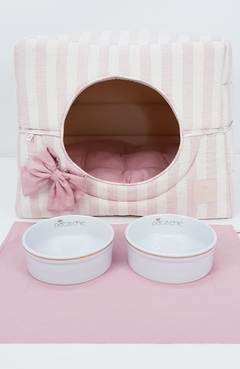 Toca Retangular Tecido Pata Chic - Linn Rose - Pata Chic