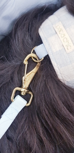 Imagem do Bolsa Passeio Tecido Pata Chic - Linn Azul