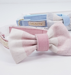 Coleira Laço Pata Chic - Linn Rose - loja online
