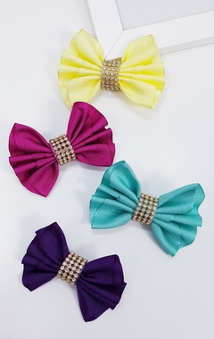 Laço de Topete Joy 10cm c/elástico - Amarelo - comprar online