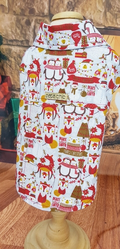 Camisa sem Manga Pata Chic - Pinguim Natalino na internet