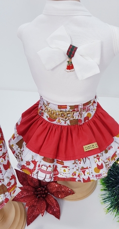 Vestido Malha Pata Chic - Pinguim Natalino - Pata Chic