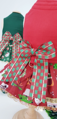 Vestido Laço e Guia Pata Chic - Papai Noel na internet