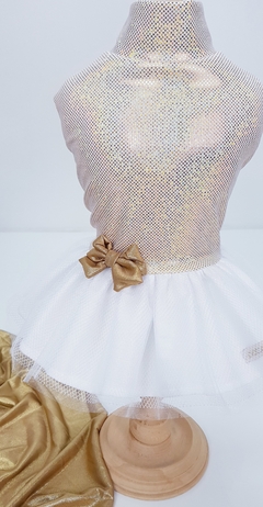 Regata Pata Chic - Brilho Dourado
