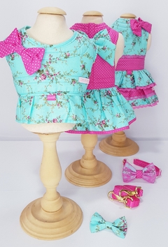 Coleira Laço Pata Chic - Tiffany Blend - loja online