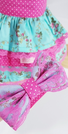 Coleira Laço Pata Chic - Tiffany Blend - Pata Chic