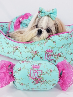 Imagem do Cama Retangular Pata Chic - Tiffany Blend