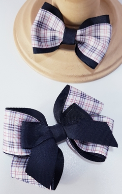 Laço de Topete Joy 10cm Bico de Pato - Xadrez Burberry c/ Laço na internet