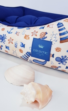 Imagem do Cama Retangular Pata Chic - Ocean