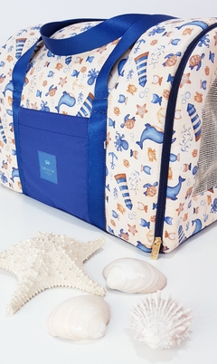 Bolsa Transporte Tecido Pata Chic - Ocean - Pata Chic