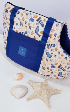 Bolsa de Passeio Tecido Pata Chic - Ocean - Pata Chic