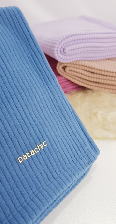 Cobertor Soft Canelado Pata Chic - Coffee - Pata Chic