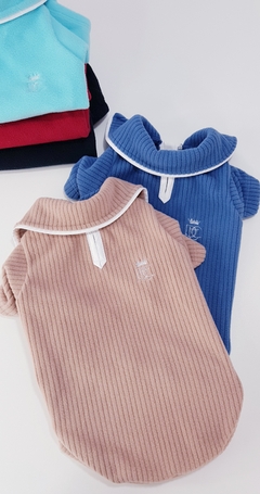 Camisa Soft Polo Pata Chic - Blue Sky - Pata Chic