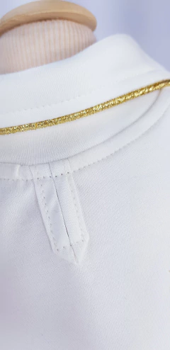 Imagem do Camisa Polo Pata Chic - Ano Novo Dourado
