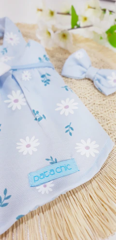 Vestido Batinha Pata Chic Daisy - Azul - loja online
