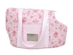 Bolsa Passeio Tecido Pata Chic Doce Flor - Rosa