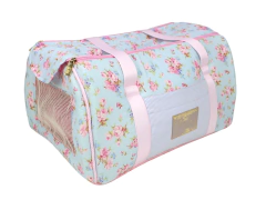Bolsa Avião Tecido Pata Chic Doce Flor - Floral Azul na internet