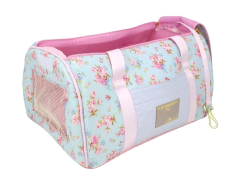 Bolsa Avião Tecido Pata Chic Doce Flor - Floral Azul - comprar online