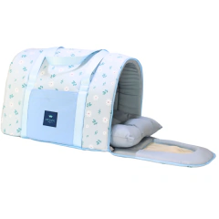 Bolsa Transporte Tecido Pata Chic Daisy - Azul - comprar online