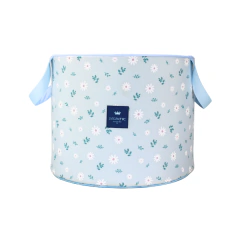 Cesto Organizador de Brinquedos Pata Chic Daisy - Azul