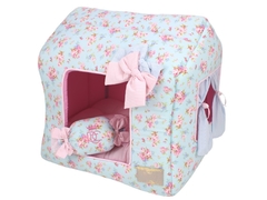 Casinha Pata Chic Doce Flor - Azul