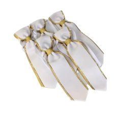 Gravata Elegant de Fita Joy 9 X 6,5cm - Fim de Ano Dourano