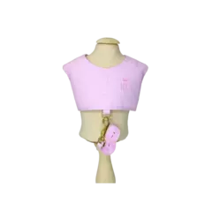 Colete Peitoral e Guia Pata Chic Glow - Rosa - comprar online