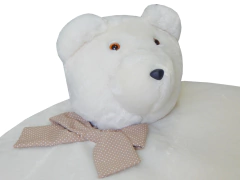 Tapete Urso Bear Pata Chic - Bege Laço Bege - comprar online