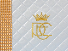 Cesto Organizador de Brinquedos Pata Chic Strass - Azul na internet
