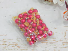 PE050 - Pérolas c/ Strass 50 Unidades - Vermelho - comprar online
