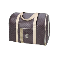 Bolsa Transporte Courano Pata Chic Strass - Marrom