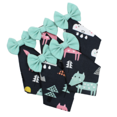 Gravata Elegant de Tecido Joy 9 X 6,5cm - Little Friend Verde