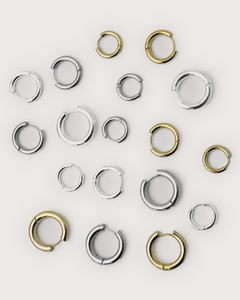 Aros Loop S plata - Mary Leiva