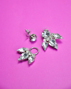 Aros Pin Chico Cristal