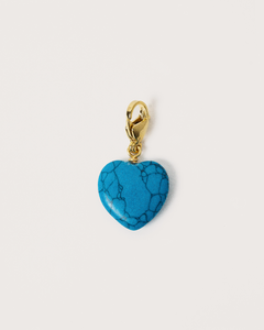 Charm Corazón Turquesa