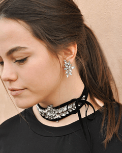 Aros Espiga Cristal - comprar online