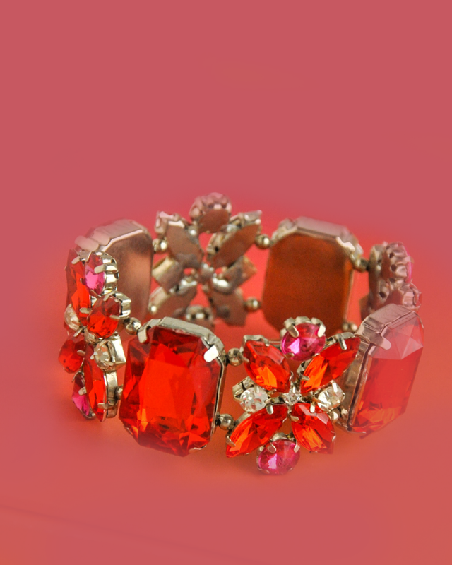 Brazalete Recto Rojo thumbnail 2