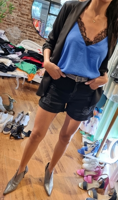 MUSCULOSA LENCERA MAGNOLIA CREPE