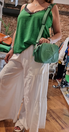 MUSCULOSA LENCERA MAGNOLIA CREPE - tienda online